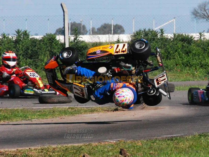 Accidente de Karting, año 2008 Accidente de Karting, año 2008