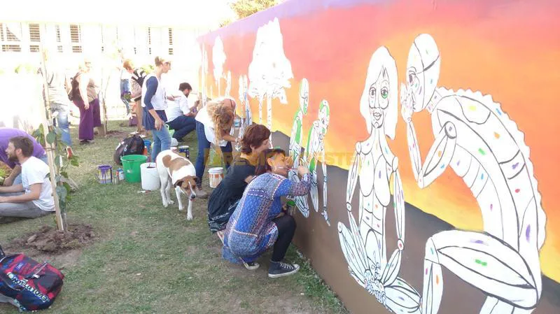 Mural en la "Plazoleta Silvia Suppo"