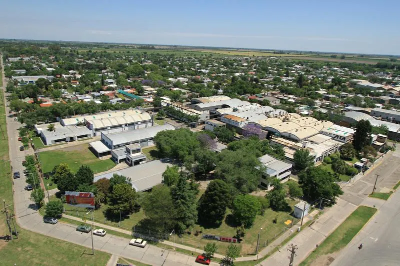 Vista aérea de la planta industrial de BASSO en Rafaela 