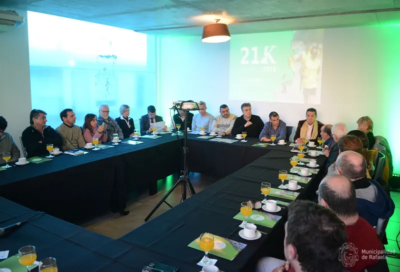 Presentación de los 21K de Rafaela en la Municipalidad