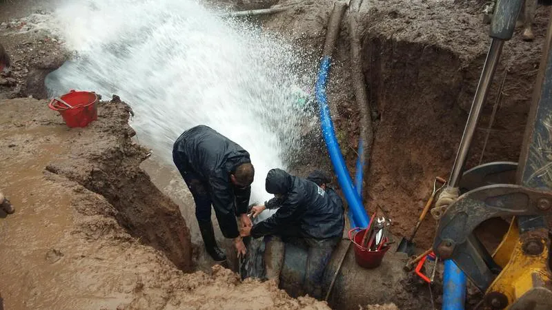 Reparación de la fuga