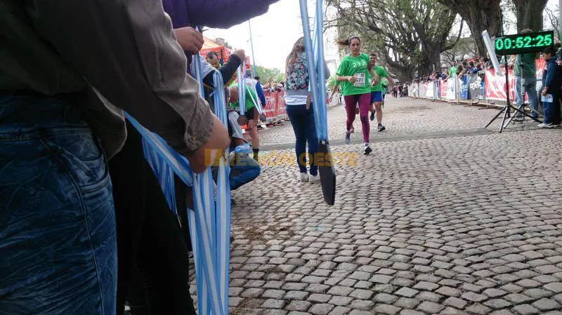 Todos los participantes recibieron una medalla