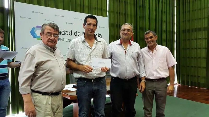 Calvo junto a Instituciones deportivas y autoridades