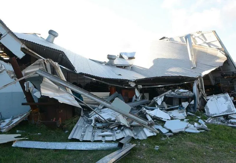 Daños en empresas del PAER