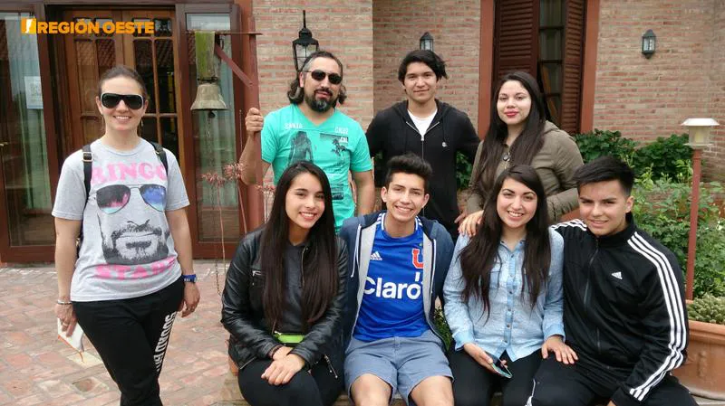 Jóvenes chilenos en la Posada 