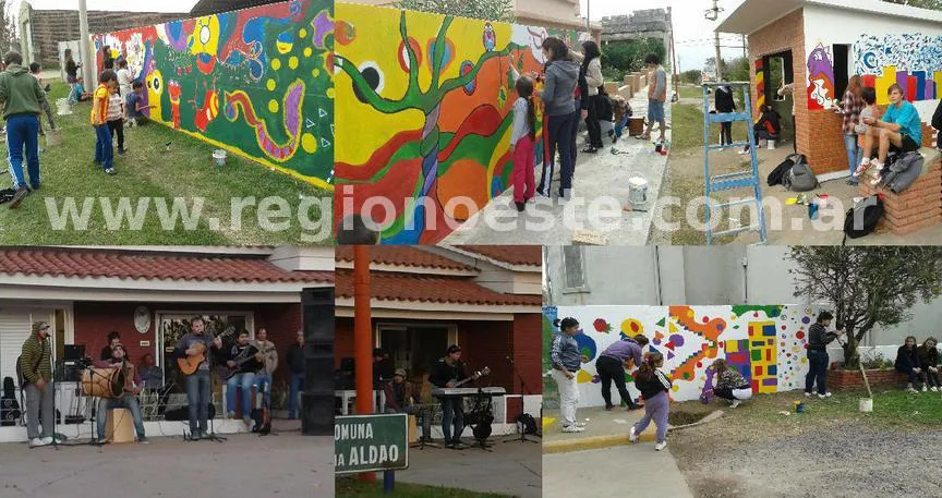 Muros pintados y artistas invitados.