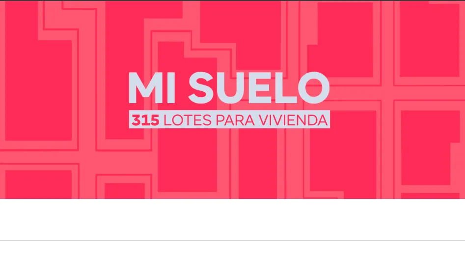 Loteo Mi suelo, 315 lotes para vivienda gráfica