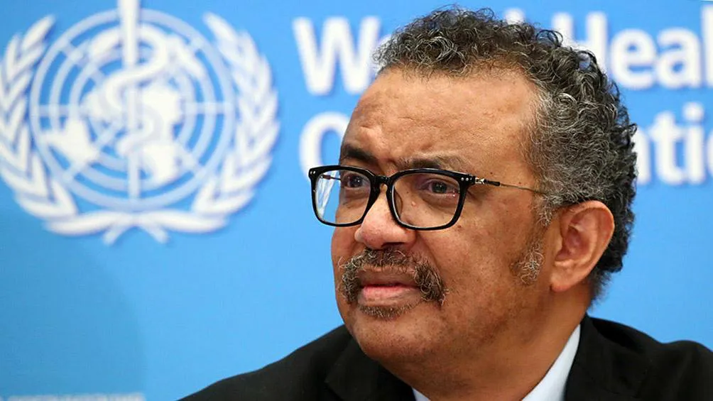 Director general de la OMS, Tedros Adhanom Ghebreyesus.