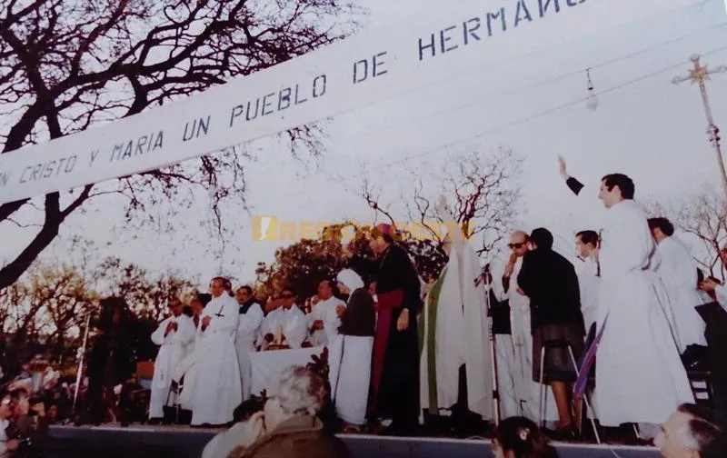Visita de la Madre Teresa a Rafaela, el 18 de septiembre de 1982