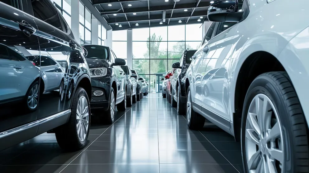 autos en concesionaria