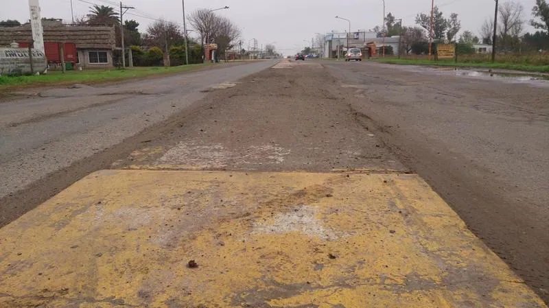 Ruta 70 a la altura de la localidad de Humboldt