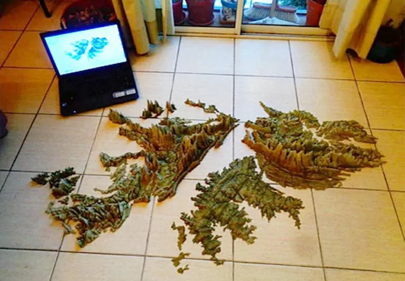 Islas Malvinas en 3D