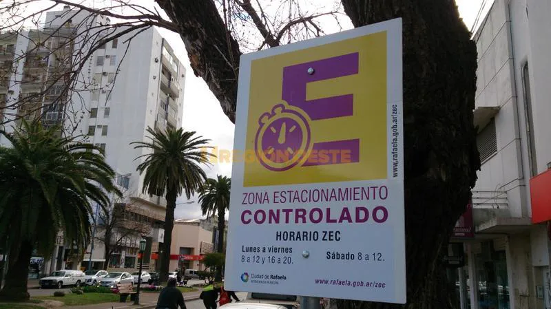 Zona de Estacionamiento Controlado en Rafaela