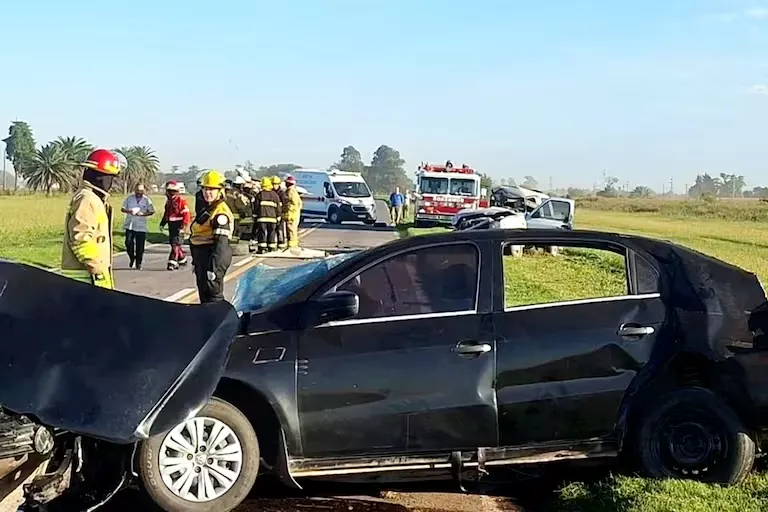 Triple choque en centeno