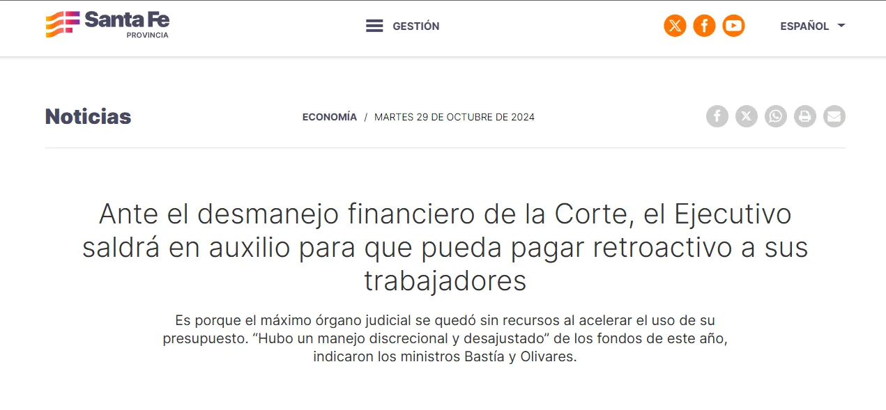 Nota portal santa fe