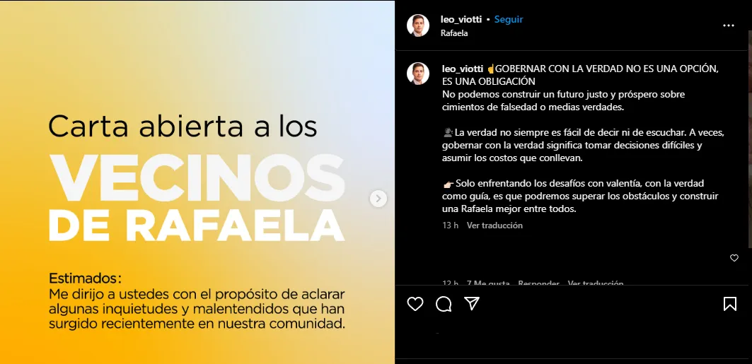 Carta abierta de Viotti