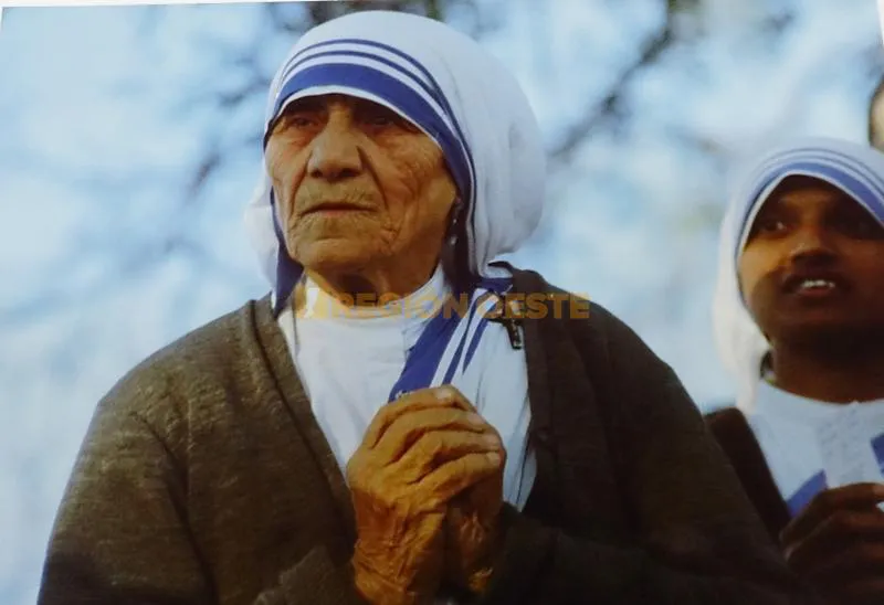 Visita de la Madre Teresa a Rafaela, el 18 de septiembre de 1982
