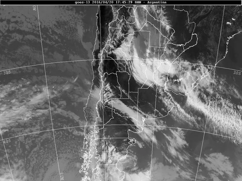 Imágen actualzada de la situación atmosférica