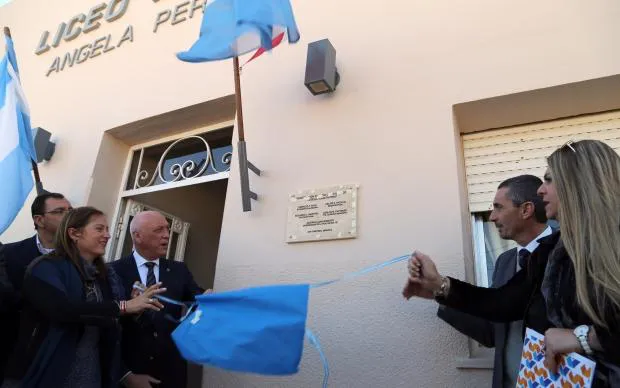 Inauguración de las obras en el Liceo Municipal. (Foto: Prensa Gobierno de Santa Fe)