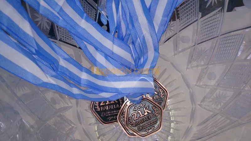 Medallas de los 21K de Rafaela 2016