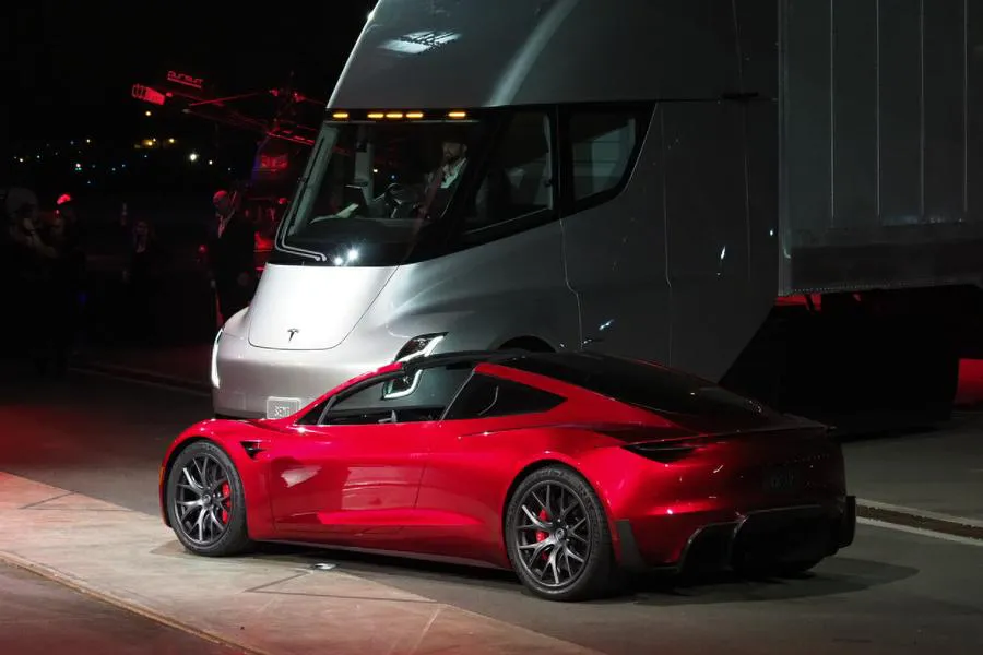 tesla truck y roaster II