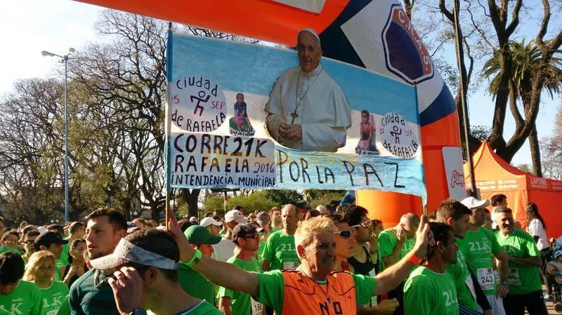 Largada de los 21K de Rafaela 2016