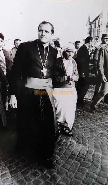 Visita de la Madre Teresa a Rafaela, el 18 de septiembre de 1982