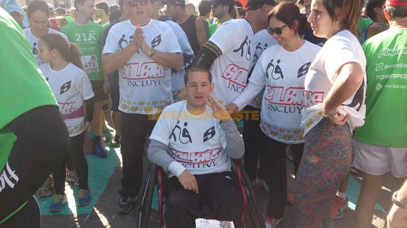 Participantes de la competencia especial en los 21K de Rafaela 2016