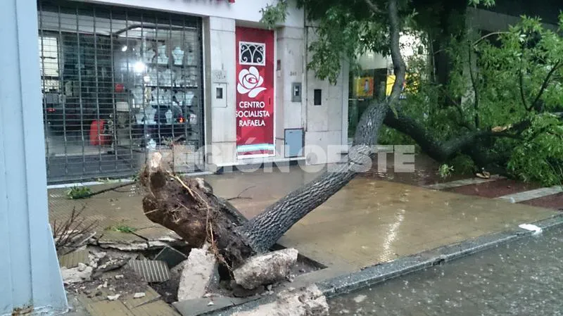 Tormenta en Rafaela