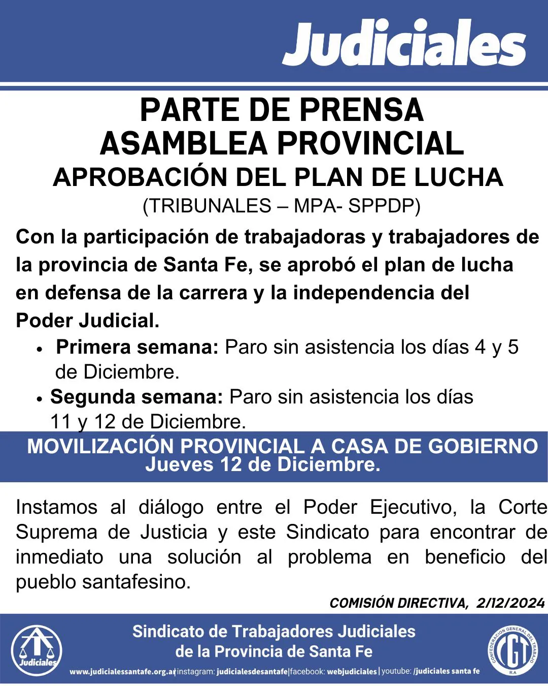 Paro Judiciales