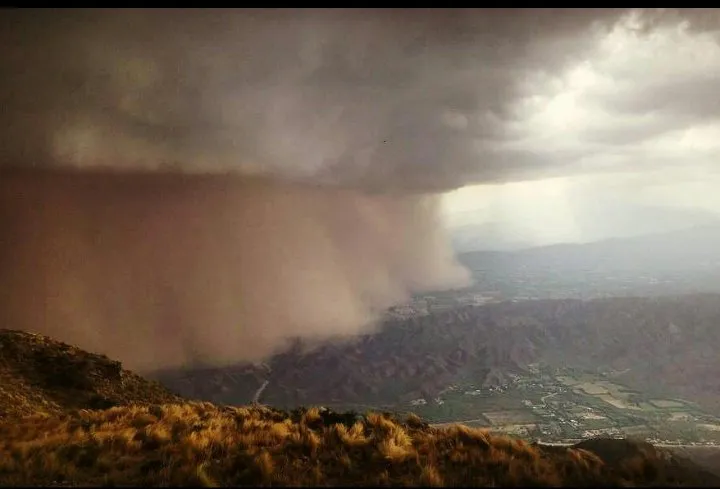 La tormenta se acercaba a Catamarca