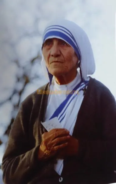 Visita de la Madre Teresa a Rafaela, el 18 de septiembre de 1982