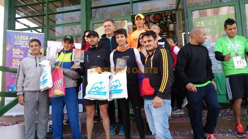 Los ganadores de los 10km en los 21K de Rafaela