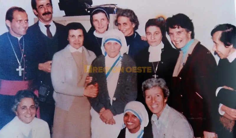 Visita de la Madre Teresa a Rafaela, el 18 de septiembre de 1982