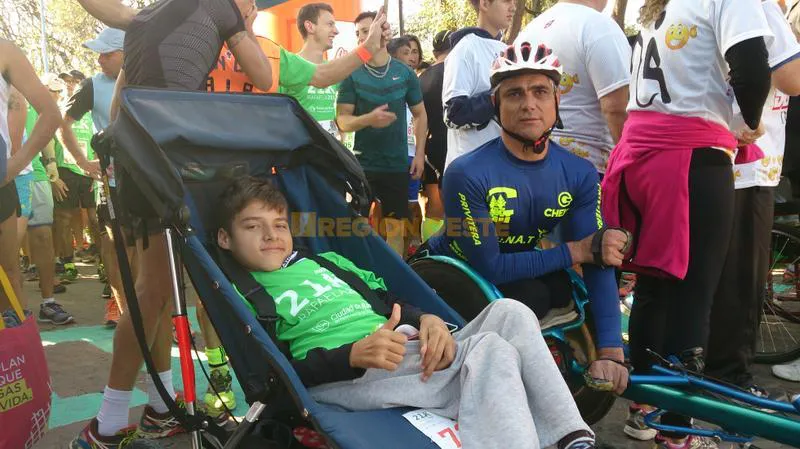 Participantes de la competencia especial en los 21K de Rafaela 2016