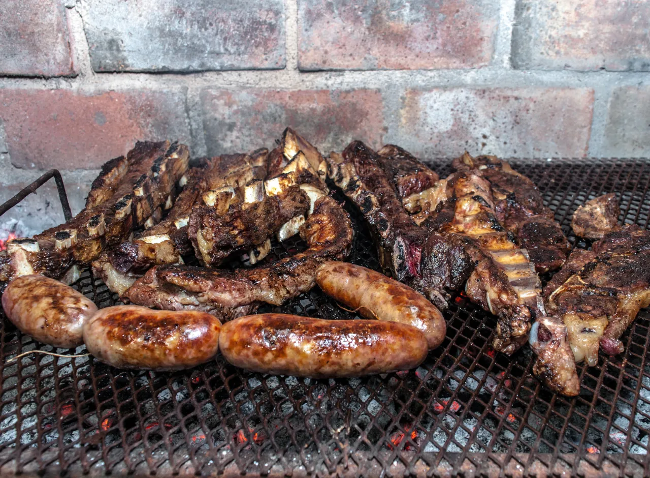 Asado para seis personas en Abril Rafaela