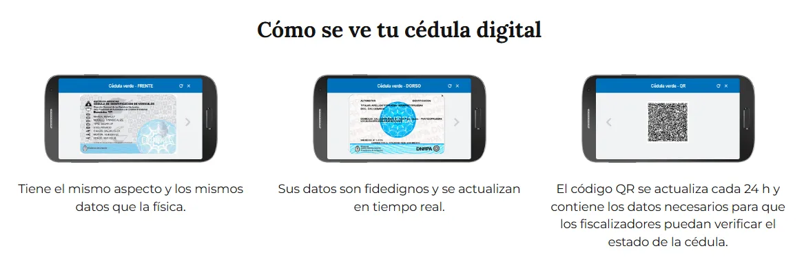 Cedula azul así se ve